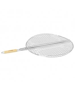 Steel BBQ grotelės apvalios NEKA, Ø 50 cm, chromuotas plienas