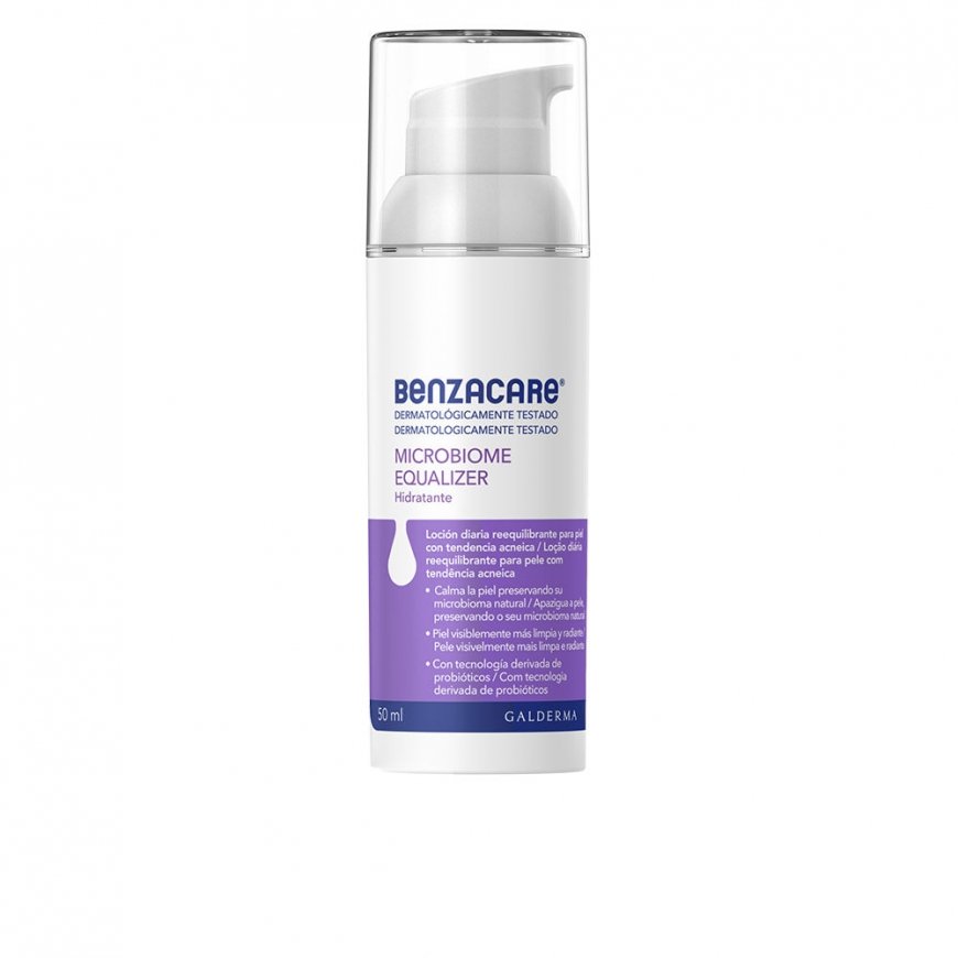 Benzacare MICROBIOME EQUALIZER daily rebalancing lotion for acne-prone skin 50 ml