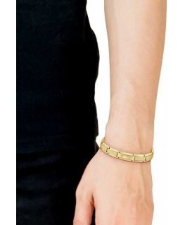 Lacoste Fashionable Gold Plated Bracelet Stencil 2040219
