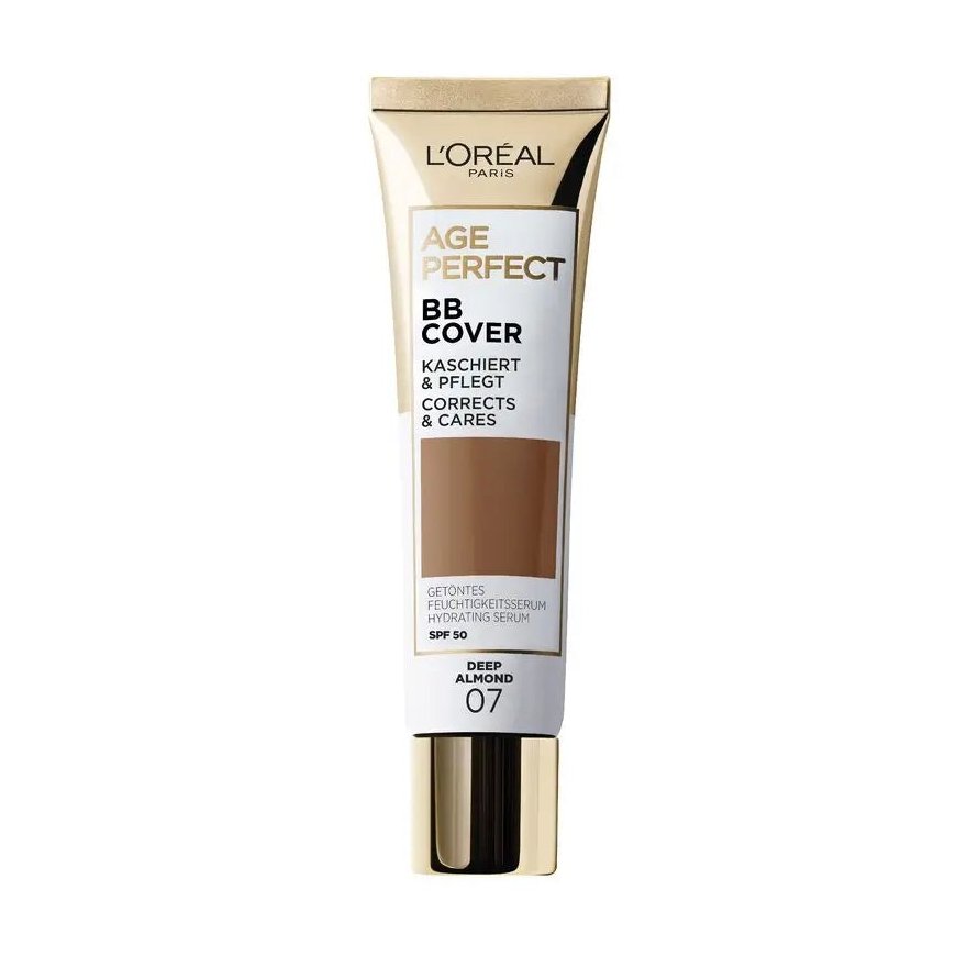 L'Oreal AGE PERFECT BB COVER liquid makeup SPF50 07-deep almond 30 ml