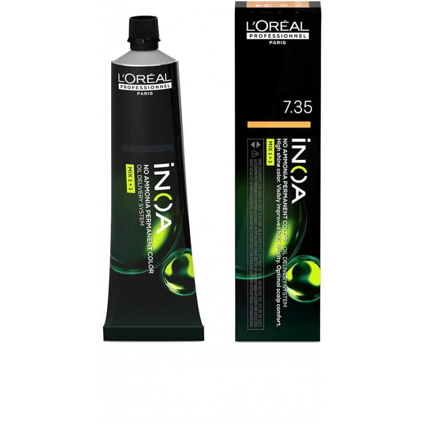 Ammattimainen hiusväri "L'oreal Professionnel Inoa No Ammonia Permanent Color" 7,35 60g – 2