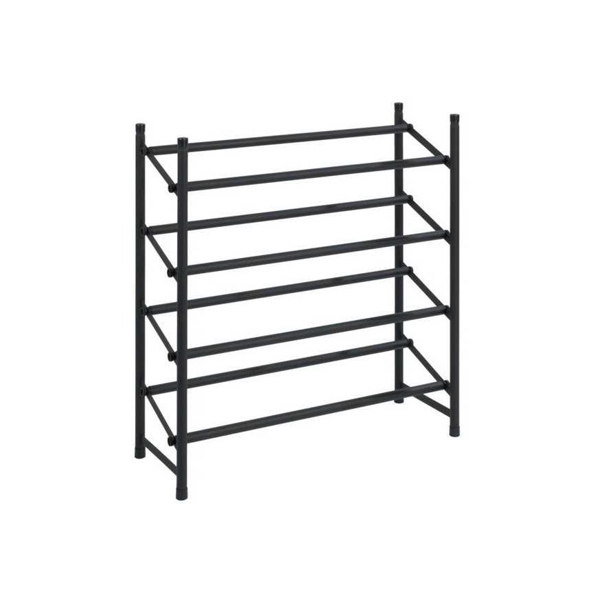 Telescopic shoe rack HERO, black, WENKO – 2