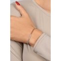 Brilio Silver Silver tennis bracelet with colored zircons BRC168WRBW