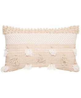 Cotton Dekoratyvinė pagalvėlė Lova Smėlis, medvilnė, boho, 30 x 50 cm