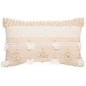 Cotton Decorative cushion Bed Sand, cotton, boho, 30 x 50 cm Cotton Decorative cushion Bed Sand, cotton, boho, 30 x 50 cm
