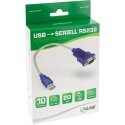 InLine 33304 serijinis kabelis Mėlyna, Permatomas USB A tipo DB-9 InLine 33304 serijinis kabelis Mėlyna, Permatomas USB A tipo DB-9
