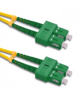 Qoltec 54090 InfiniBand/fibre optic cable 120 m SC SC/APC Yellow