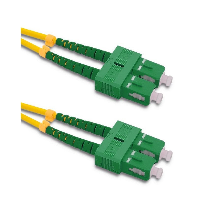 Qoltec 54090 „InfiniBand“ arba pluoštinis optinis kabelis 120 m SC SC/APC Geltona