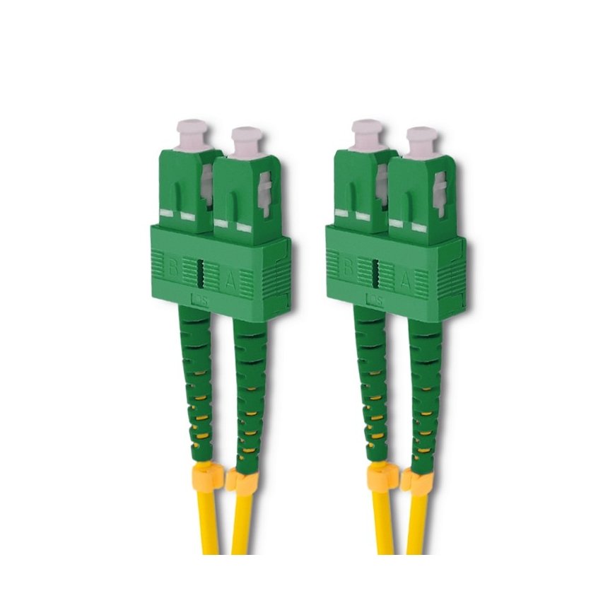 Qoltec 54090 „InfiniBand“ arba pluoštinis optinis kabelis 120 m SC SC/APC Geltona – 2