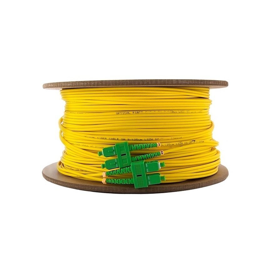 Qoltec 54090 InfiniBand/fibre optic cable 120 m SC SC/APC Yellow – 3