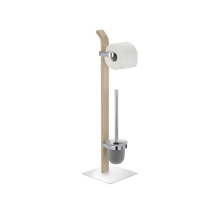 WENKO Toilet paper and toilet brush