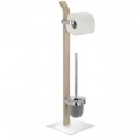 Toilet paper and toilet brush holder, SAMONA BROWN - 2 in 1, WENKO Toilet paper and toilet brush holder, SAMONA BROWN - 2 in 1, WENKO