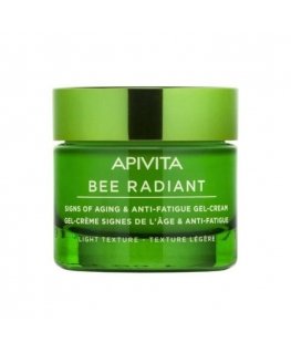 "Apivita Bee Radiant Gel-Kreminis Light Texture" gelinis kremas veidui nuo raukšlių 50ml