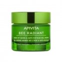 "Apivita Bee Radiant Gel-Cream Light Texture" gel cream for the face against wrinkles 50ml "Apivita Bee Radiant Gel-Cream Light Texture" gel cream for the face against wrinkles 50ml