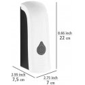 Saippua- ja desinfiointiainenesteannostelija RANERA, valkoinen, 280 ml, Weko Saippua- ja desinfiointiainenesteannostelija RANERA, valkoinen, 280 ml, Weko