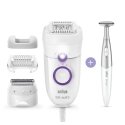 Braun Silk-épil 5 825 Power 28 pincetai Balta, Violetinė Braun Silk-épil 5 825 Power 28 pincetai Balta, Violetinė