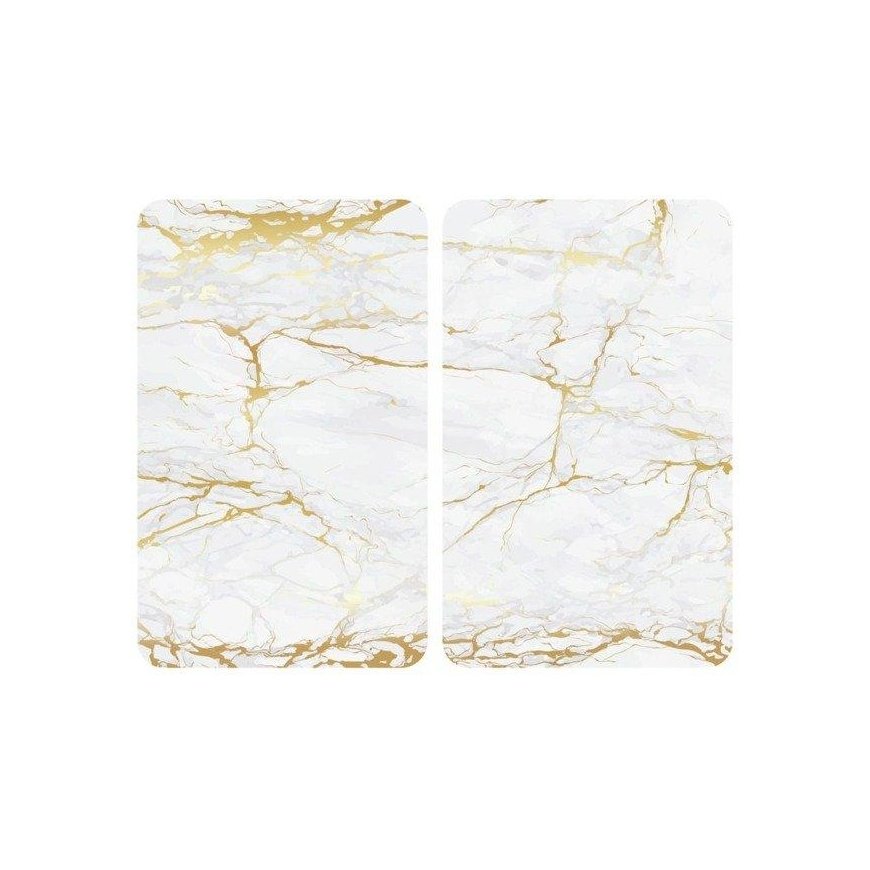 PIECES Protective plates for marble stove, 2 pcs., Wenko