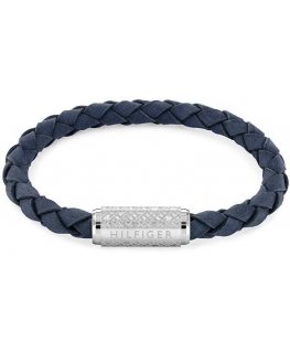 Tommy Hilfiger Stylový modrý kožený náramek 2790480