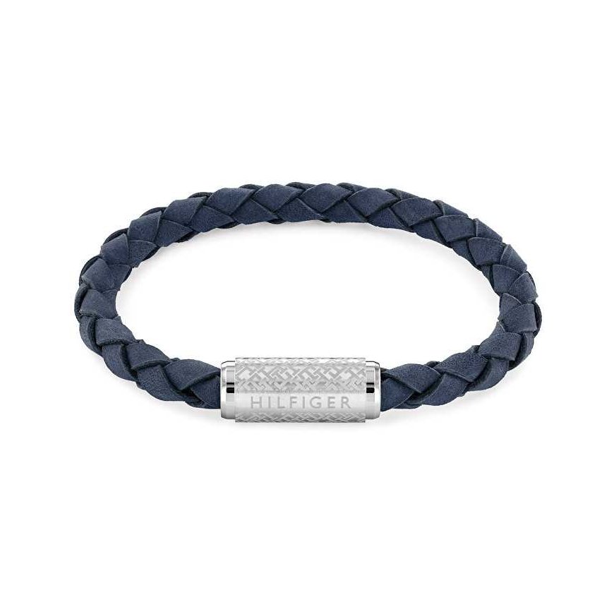Tommy Hilfiger Stylish blue leather bracelet 2790480
