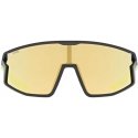 Akiniai Uvex skyrise jr. juodas-yellow matt / mirror yellow