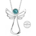 Levien Guardian Angel Turquoise Crystal Necklace Levien Guardian Angel Turquoise Crystal Necklace