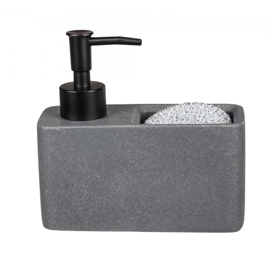 WENKO 54669100 ziepju dozators 0,15 L Melns, Pelēks – 3