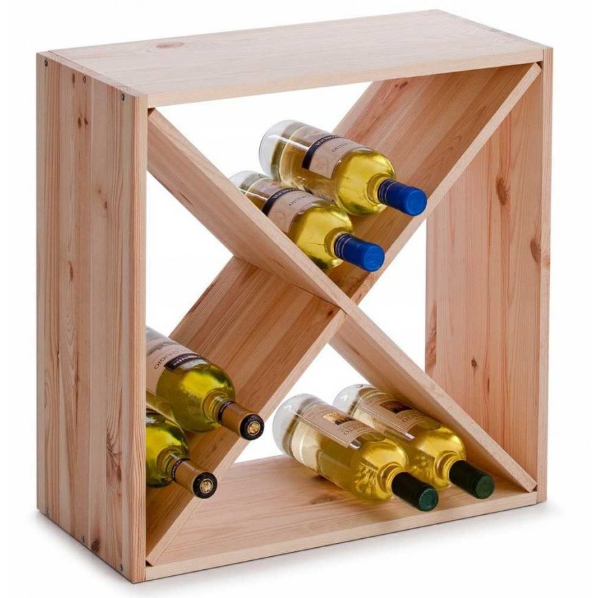 Wooden wine rack, 24 bottles, ZELLER – 5