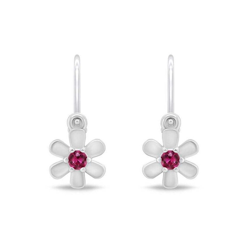 Brilio Silver Brilio Sidabrinis Design girl´s sidabrinis earrings Flowers EA193WR – 5