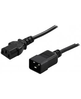 PowerWalker 91010041 toitekaabel Must 1,8 m C13 pistikut C20 pistikut