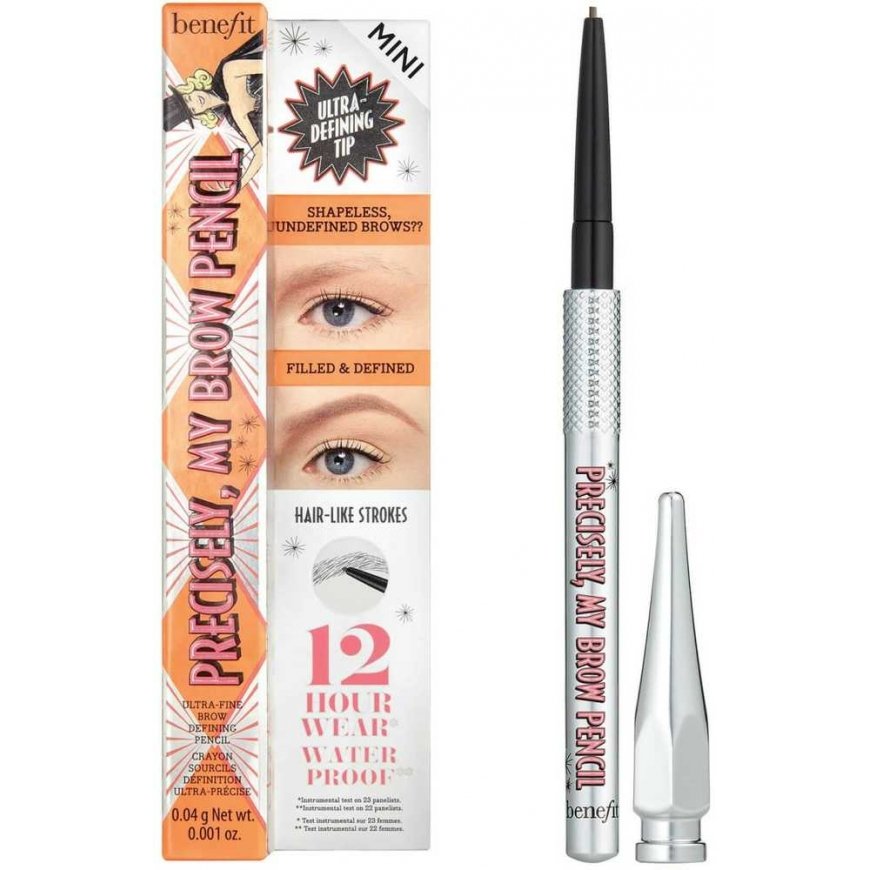 Benefit Precisely My Brow Pencil Ultra-Fine eyebrow pencil, shade: 3.75 - Warm Medium Brown, 0.08 g – 2
