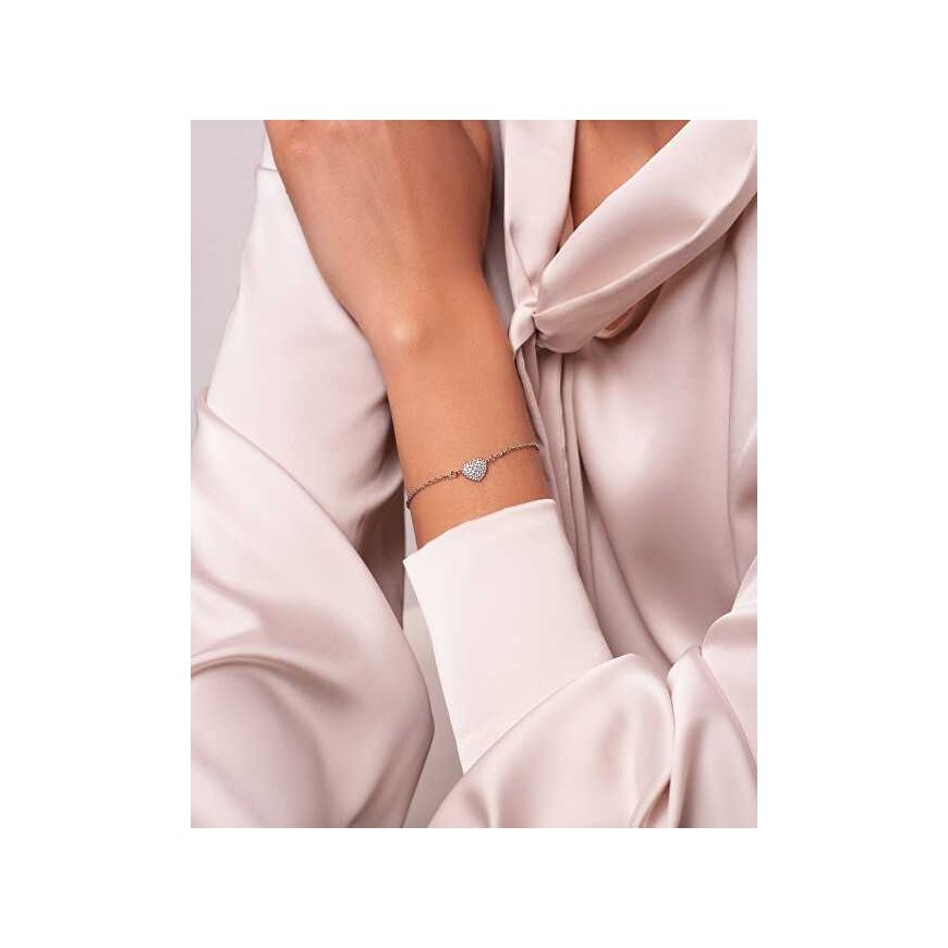 Brilio Silver Romantic gold-plated bracelet with heart BR11AY – 2