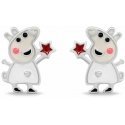 Brilio Silver Mieli Peppa Pig sidabriniai auskarai EA1088W Brilio Silver Mieli Peppa Pig sidabriniai auskarai EA1088W