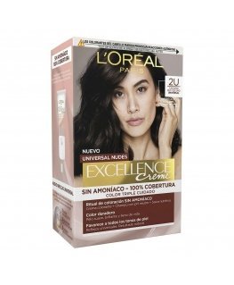 Paint without ammonia L'Oreal Make Up Excellence 2u-darkest brunette