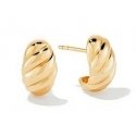 Troli Timeless gold-plated women's steel earrings Troli Timeless gold-plated women's steel earrings