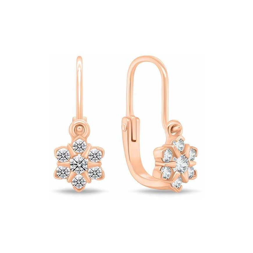Brilio Silver Dazzling tyttöjen kullatut korvakorut EA188R