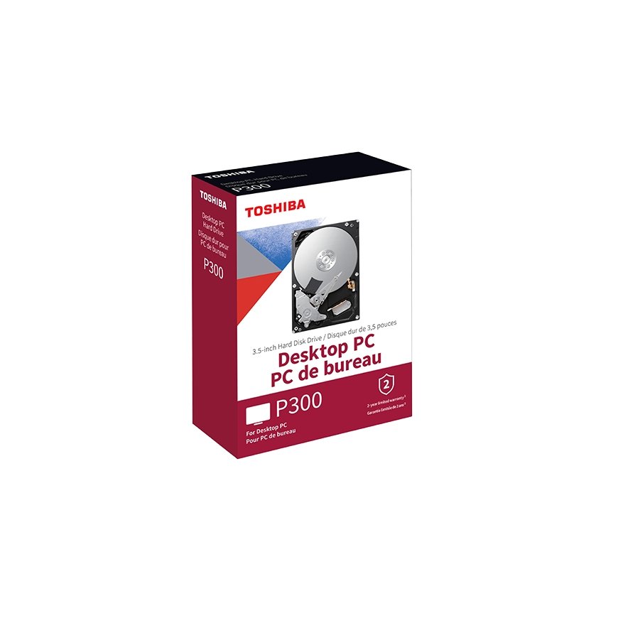 Toshiba P300 sisäinen kiintolevy 6 TB 5400 RPM 128 MB 3.5" Serial ATA III – 3