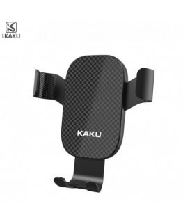 iKaku KSC-256 Universāls 360 grādu rotējošs Auto restes Stiprinājums ar gravitācijas telefona fiksējumu Melns