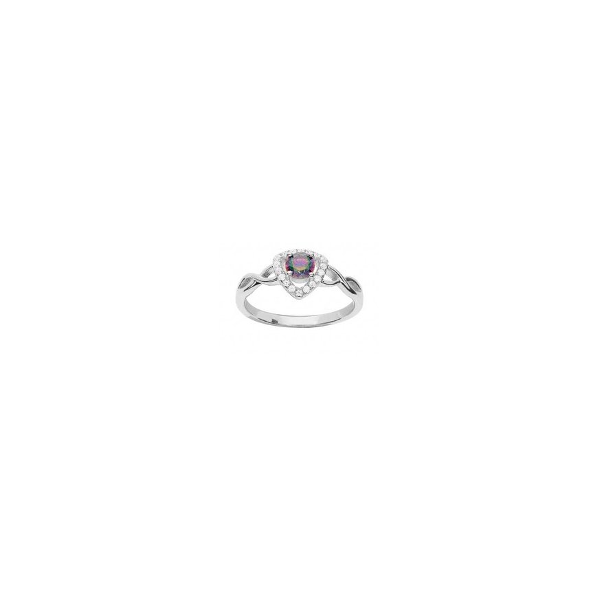 Brilio Silver Brilio Silver Charming silver ring with zircons RI085W