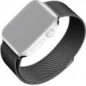 Fiksuotas išmaniojo laikrodžio tinklinis dirželis, Apple Watch 38 / 40 / 41 mm, juodas Fiksuotas išmaniojo laikrodžio tinklinis dirželis, Apple Watch 38 / 40 / 41 mm, juodas