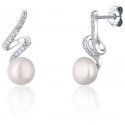 Jwl Luxury Pearls Tyylikäs korusetti aidolla helmillä ja zirkoneilla JL0746 (ketju, riipus, korvakorut) Jwl Luxury Pearls Tyylikäs korusetti aidolla helmillä ja zirkoneilla JL0746 (ketju, riipus, korvakorut)