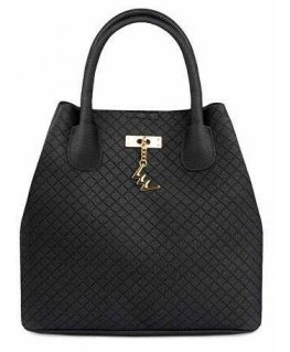 Vuch Women's Gabi Diamond Black Handbag