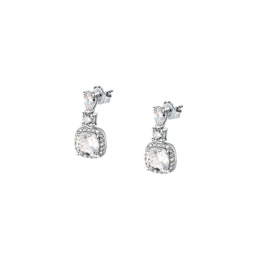 Morellato Elegant silver earrings with zircons