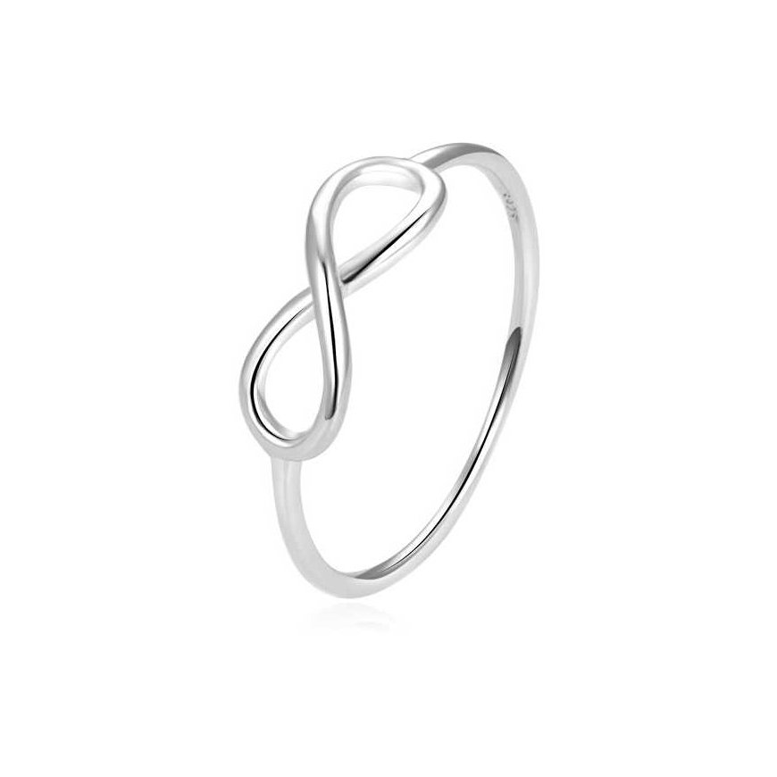 Beneto Elegant sidabrinis Infinity Ring AGG357