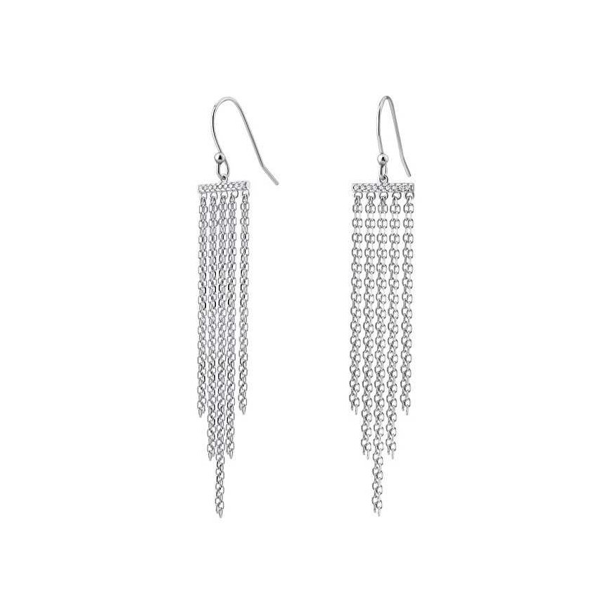 Silvego Long silver earrings Chiara JJJ0210E1