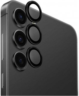 Protective glass for the phone camera UNIQ Optix Aluminum Camera Lens Samsung Galaxy S25+ black
