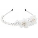 Troli Perlų galvos juostelė su gėlėmis Troli Perlų galvos juostelė su gėlėmis