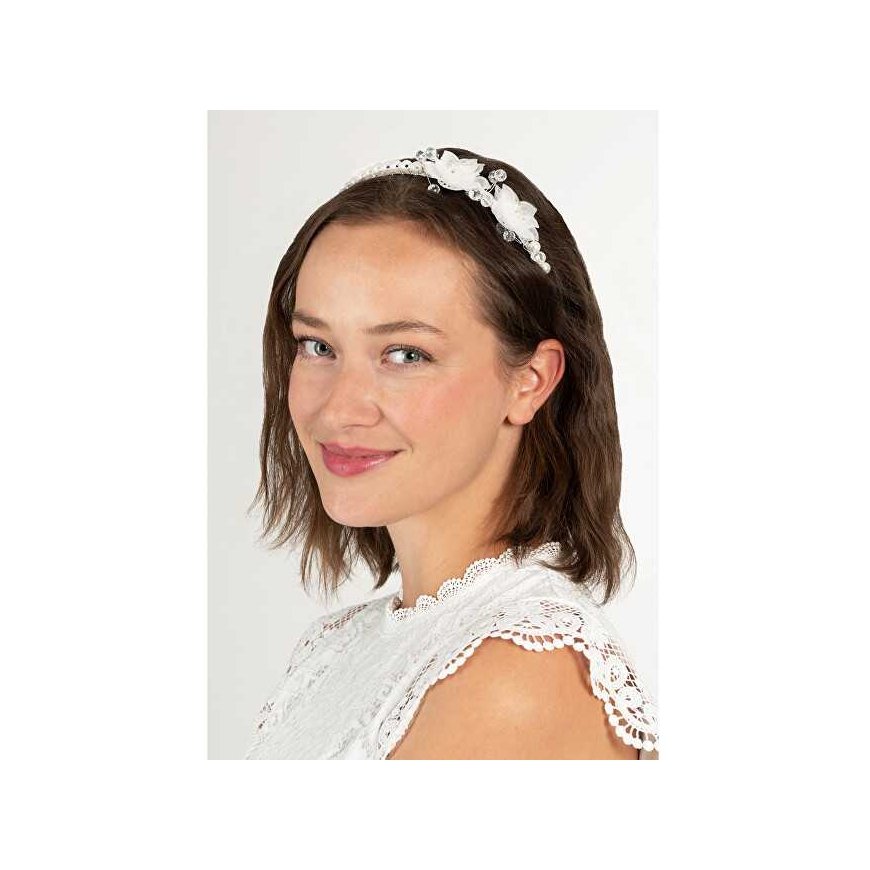 Troli Pearl Headband with Flowers – 2