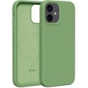 Kotelo Telforceone Etteri Silicone Mag Apple iPhone 12 / 12 Pro 6,1" vaaleanvihreä