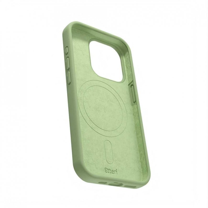 Case Telforceone Etteri Silicone Mag Apple iPhone 12 / 12 Pro 6.1" light green – 5