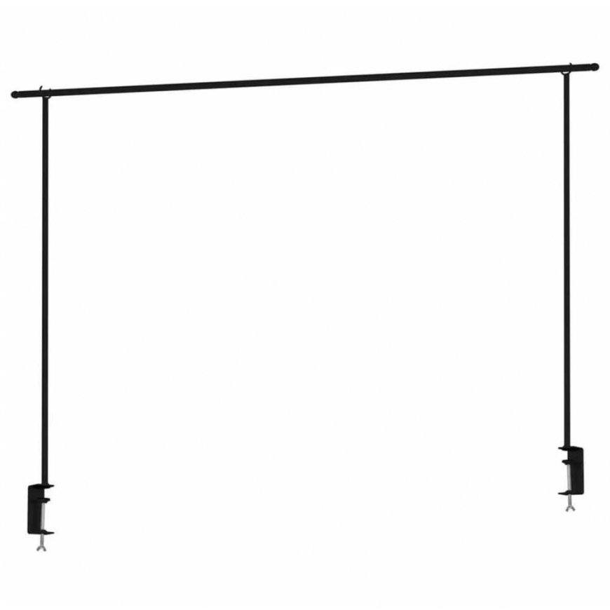 Mondex Valaisinkehys metallipöydän yläpuolella musta 135-250cm – 4